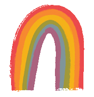 Laraemilie love rainbow colourful laraemilie Sticker
