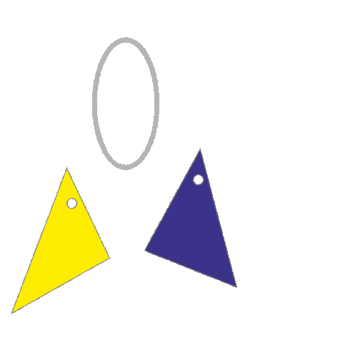 Stellen_uk stellen stellenuk bouncy castle earrings mix and match earrings Sticker