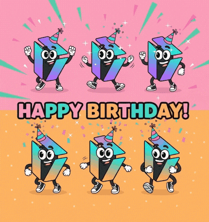 Happy Birthday Gif GIF by IDX Solana