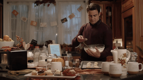tyler hynes cooking GIF by Hallmark Channel