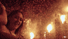 insomniacevents love happy music fire GIF
