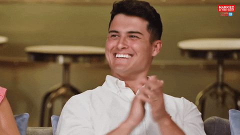 Happy Clap GIF by Married At First Sight
