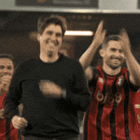 Happy Premier League GIF by AFC Bournemouth