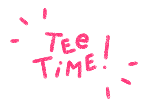 Pink Time Sticker by Catharina Stewart