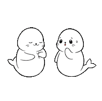 I Love You Kiss Sticker by Sappy Seals