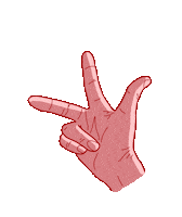 Fire Hand Sticker