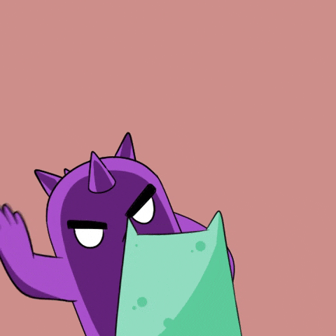 monz_club giphyupload sticker angry monster GIF