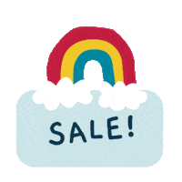 Sale Cute Rainbow Sticker by Babipur