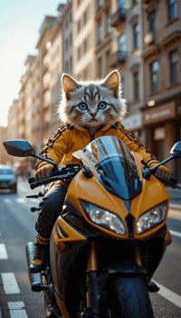 Cats Motos GIF