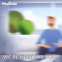 Plus500 reaction animation support encouragement GIF