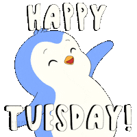 Tuesday Morning Penguin Sticker by Pudgy Penguins