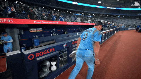 Running Away Blue Jays GIF by Toronto Blue Jays