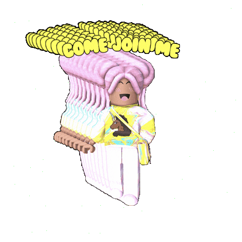 Come Join Me Sticker by Afro Unicorn