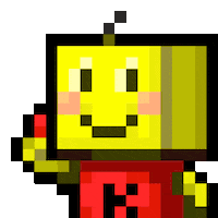 8Bit Blush Sticker