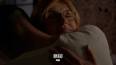 9-1-1 hug GIF