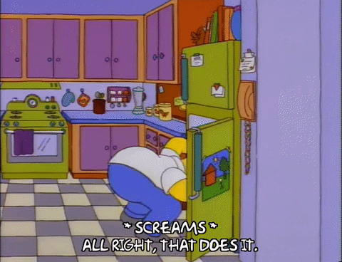 angry homer simpson GIF