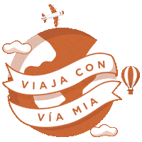 ViaMiaBlog travel earth airplane ecuador Sticker