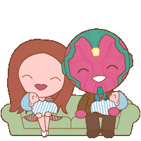 Wanda Maximoff Disney Sticker by Marvel