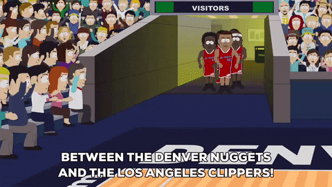 excited los angeles clippers GIF by South Park 