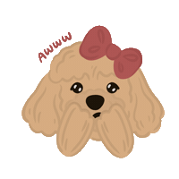 Dog Sticker by Ann of Facedit