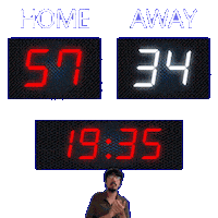 34 Away Sticker