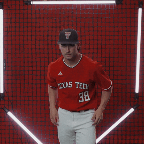 Jacob Rogers GIF by Texas Tech Baseball