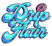 Drip Flair Sticker by Hipster of Doom