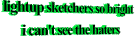 haters 3d words Sticker by AnimatedText