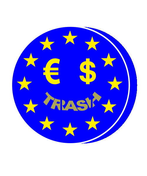 Trash Euro Sticker by Barong Family