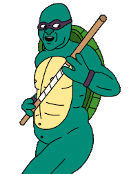 Teenage Mutant Ninja Turtles Dancing Sticker by Sick Animation