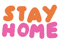 Stay Home Sticker by The Forest Mori