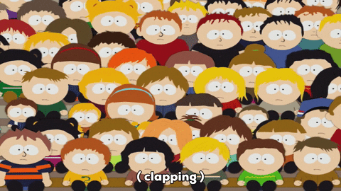 clapping crowd GIF by South Park 