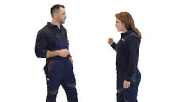 High Five Boy And Girl Sticker by Krones AG