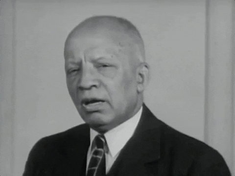 Carter G Woodson Black History Month GIF by GIPHY News