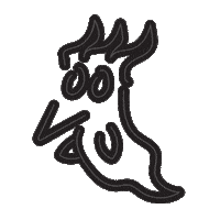 Halloween Ghost Sticker