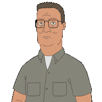 Hank Hill Side Eye Sticker