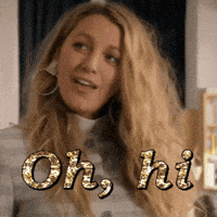 Greeting Oh Hello GIF by Blake Lively Fan