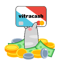 Debit Card Money Sticker by VitraCash