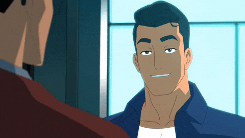 Clark Kent Wink GIF by Adult Swim