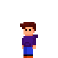 shim_shei pixelart walking walk shimshei Sticker