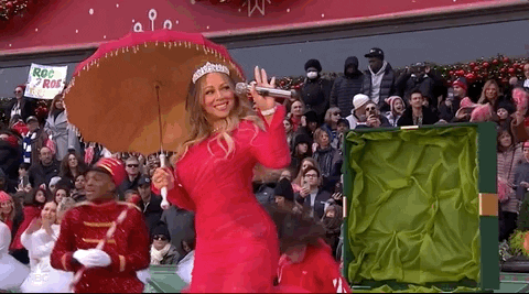 Mariah Carey Hello GIF by The 96th Macy’s Thanksgiving Day Parade