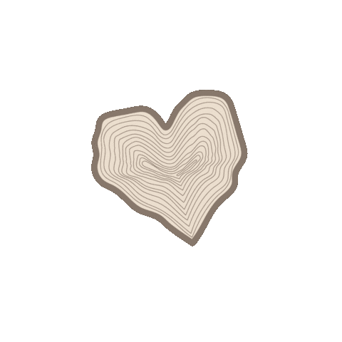 alexisqzada heart nature forest trees Sticker