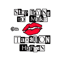 Tax The Rich Pro Choice Sticker by TPUSA Events