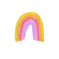 mintscriptco happy rainbow joy drawing Sticker