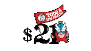 DiloEstudio beer bar wings bandera Sticker