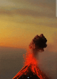 Volcan De Fuego Guatemala GIF
