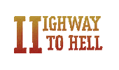 Highway To Hell Halloween Sticker by Legacy Recordings
