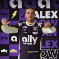 Alex Bowman Thumbs Down GIF by AllyRacing