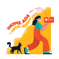 Shopeeid Oren Sticker by Shopee Indonesia