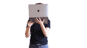 annann_coaching excited work computer working Sticker